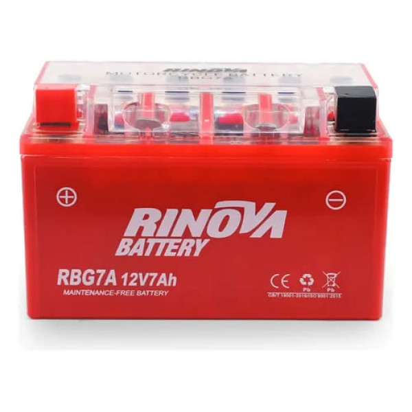 Bateria Rinova RBA7L 12V 7Ah 