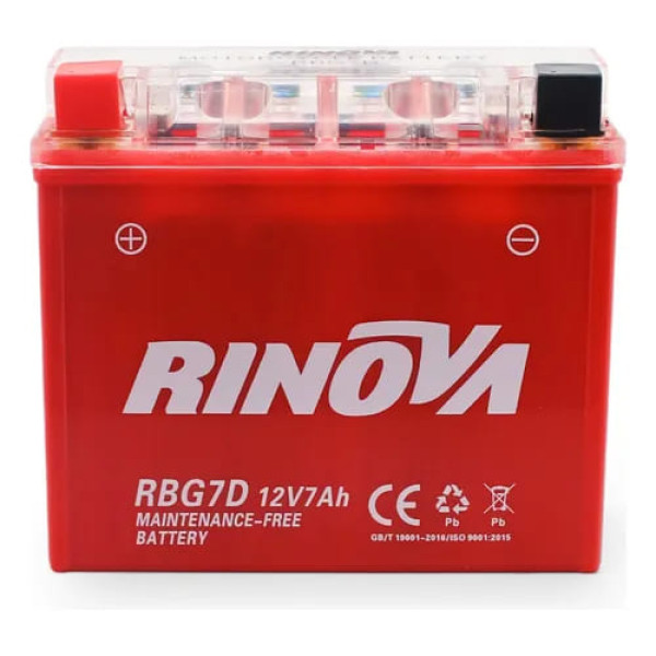 Bateria Rinova RBG7D 12V 7Ah 